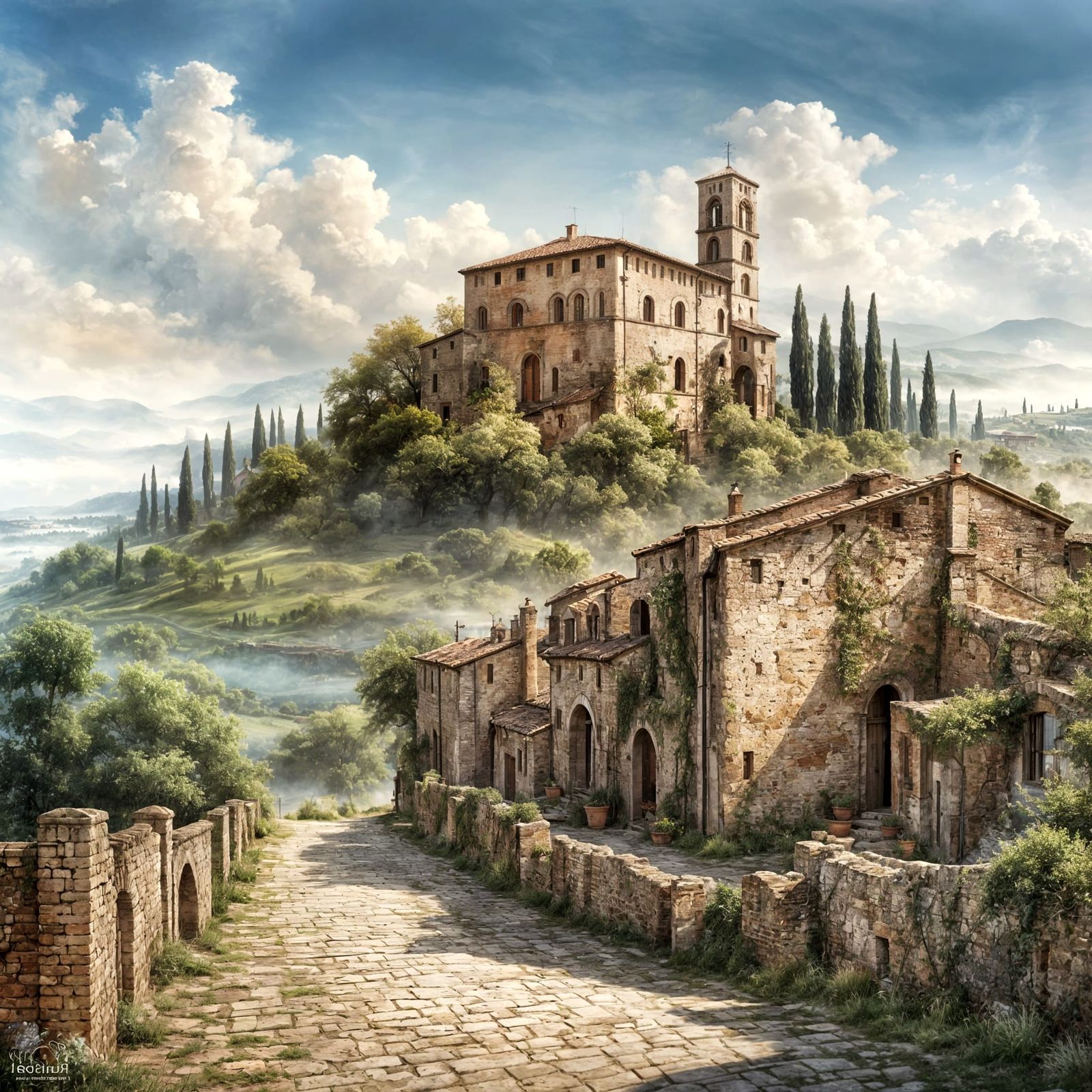 The path to the old monastery  by @JackKerouac