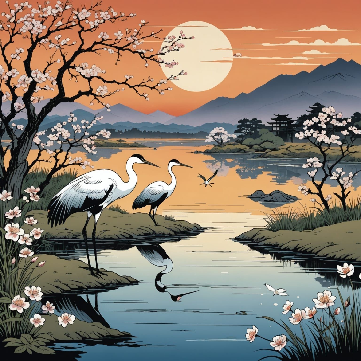 Ukiyo-e style  by @Ideal