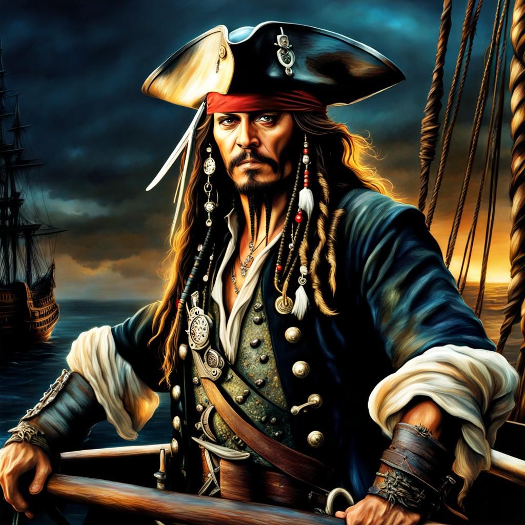 Jack Sparrow - AI Generated Artwork - NightCafe Creator