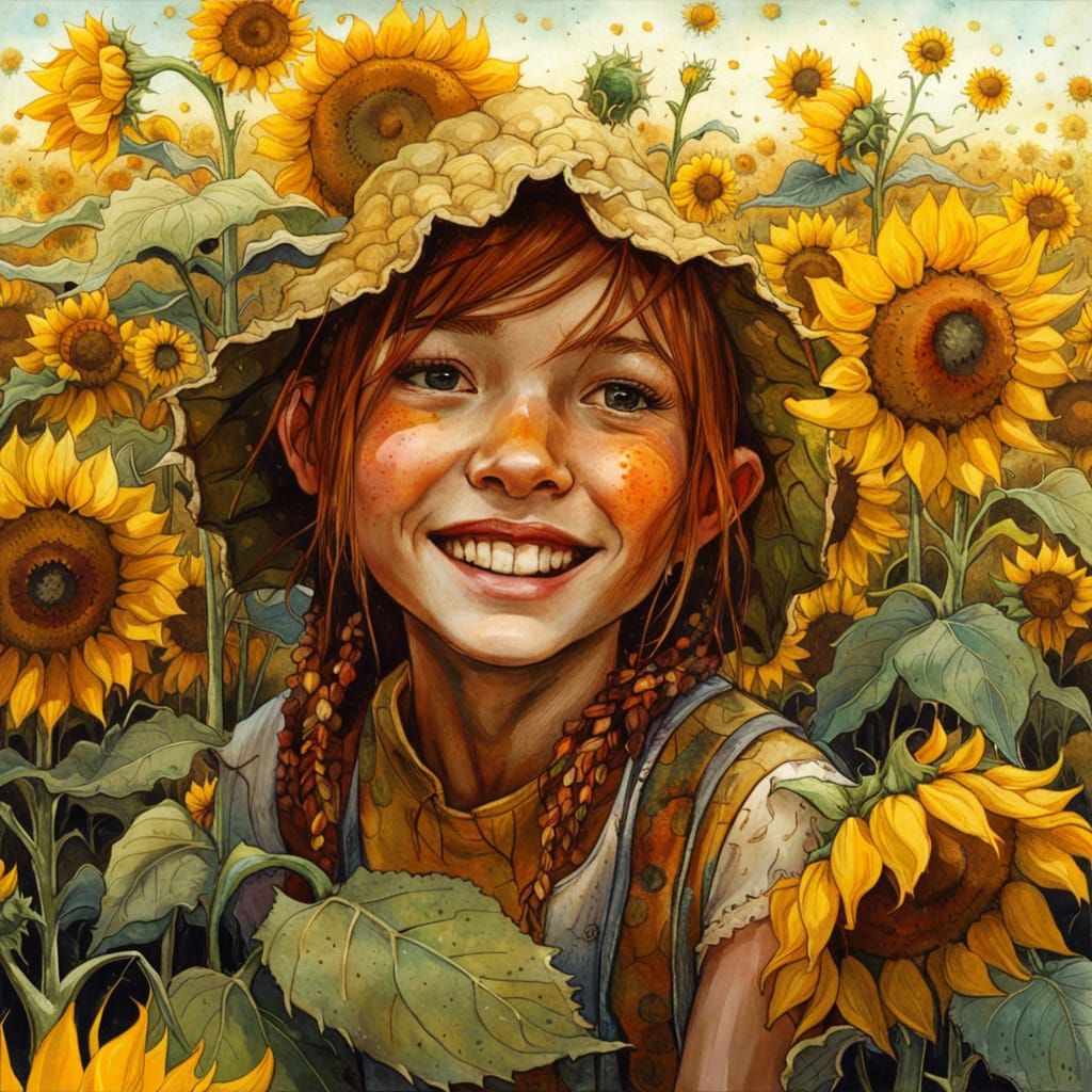 Sunflower Summer Joy!!! - AI Generated Artwork - NightCafe Creator