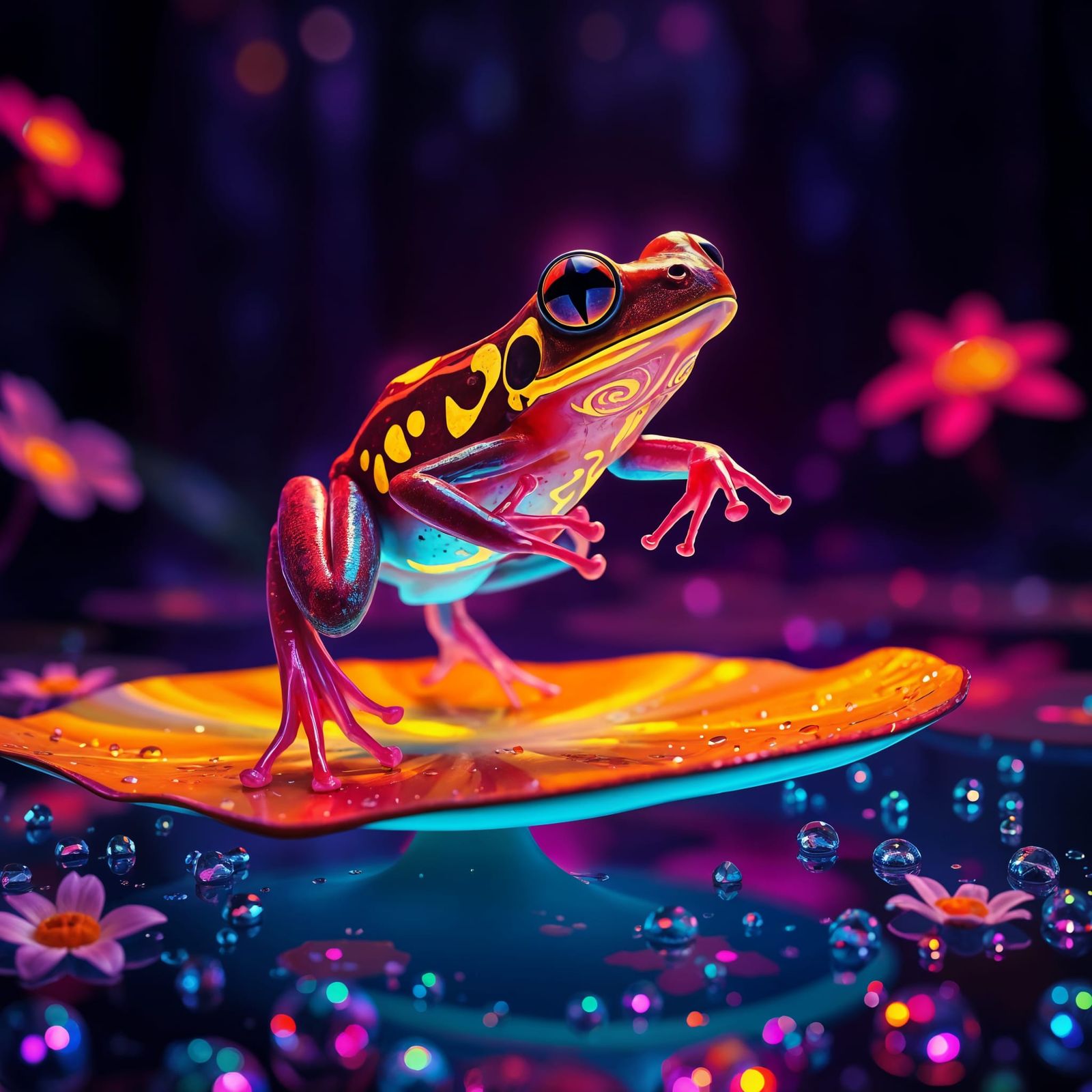 Frog’s Frolic  by @Artificial Artistry