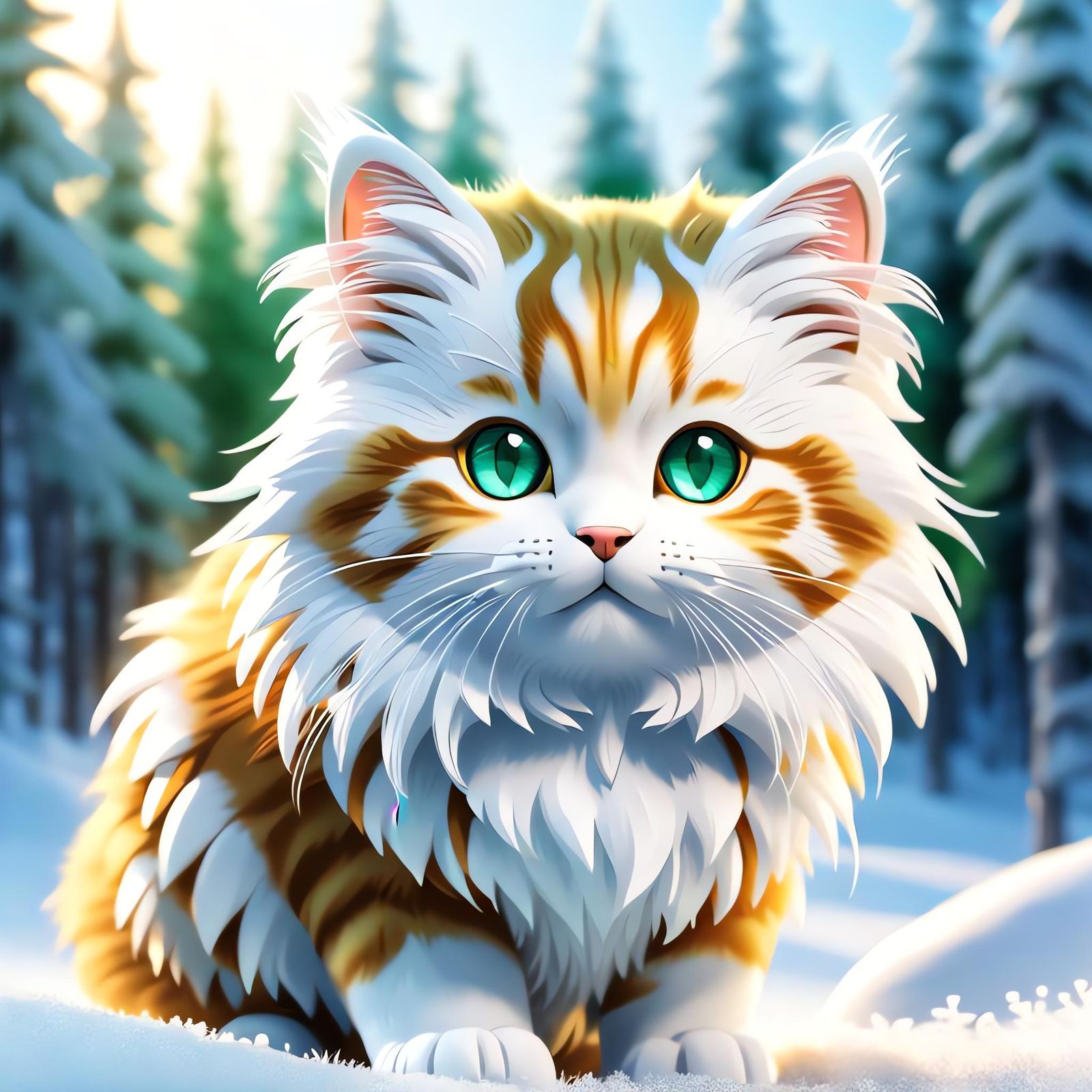 у::: Cute, with green eyes