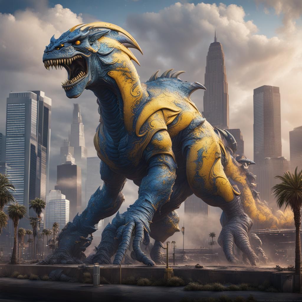 Los angeles chargers kaiju