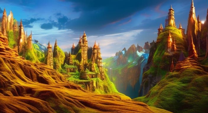 Cliff Castle Of The Valley Of The Sun