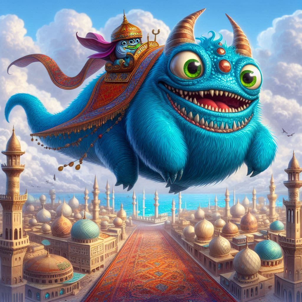 Why don't you come with me, little girl, On a magic carpet r...