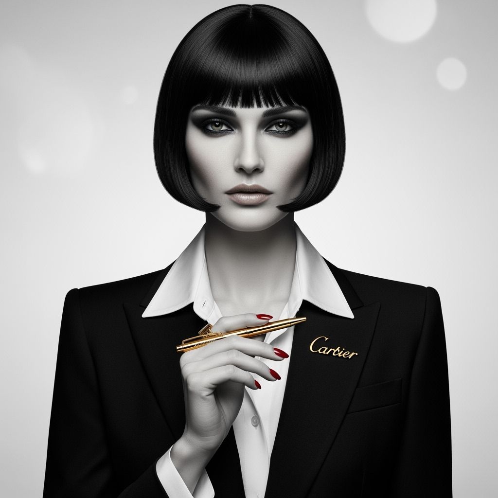 Appearance 

Build: Tall (5’10”), statuesque, with a commanding posture.

Style: Tailored, high-end fashion — sharp black suits with silk bl...