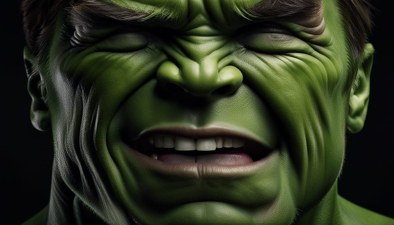 ultra realistic studio photograph portrait extreme close up of Arnold