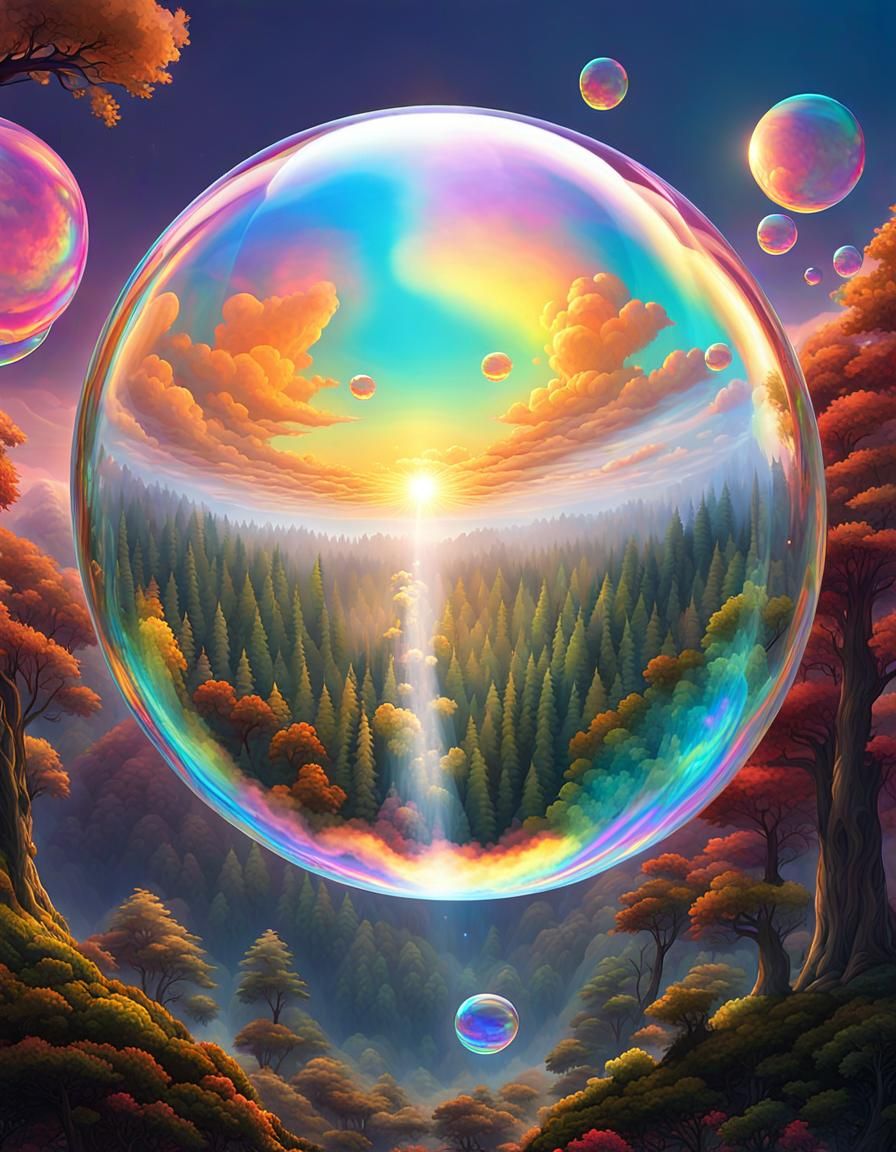 Soap Bubble - AI Generated Artwork - NightCafe Creator image.
