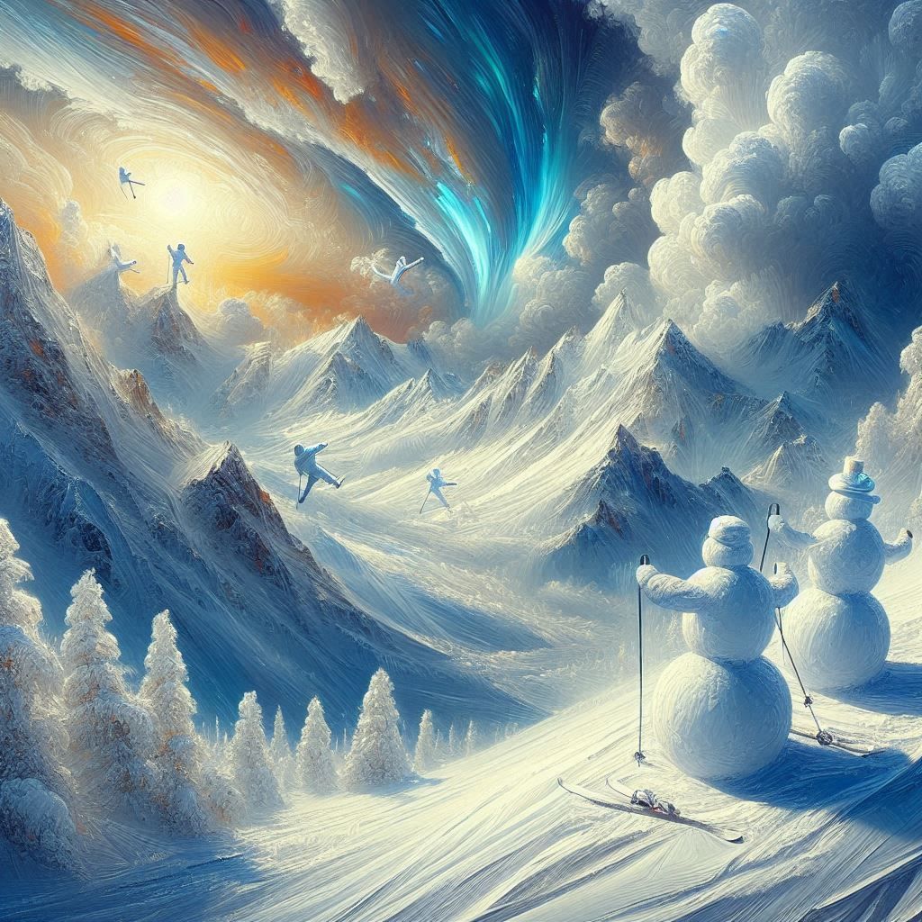 The strange dream of a snowman.