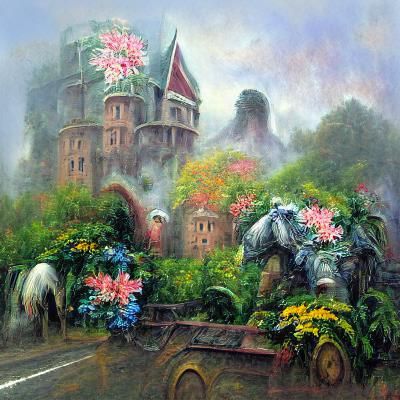 Colorful Old castle