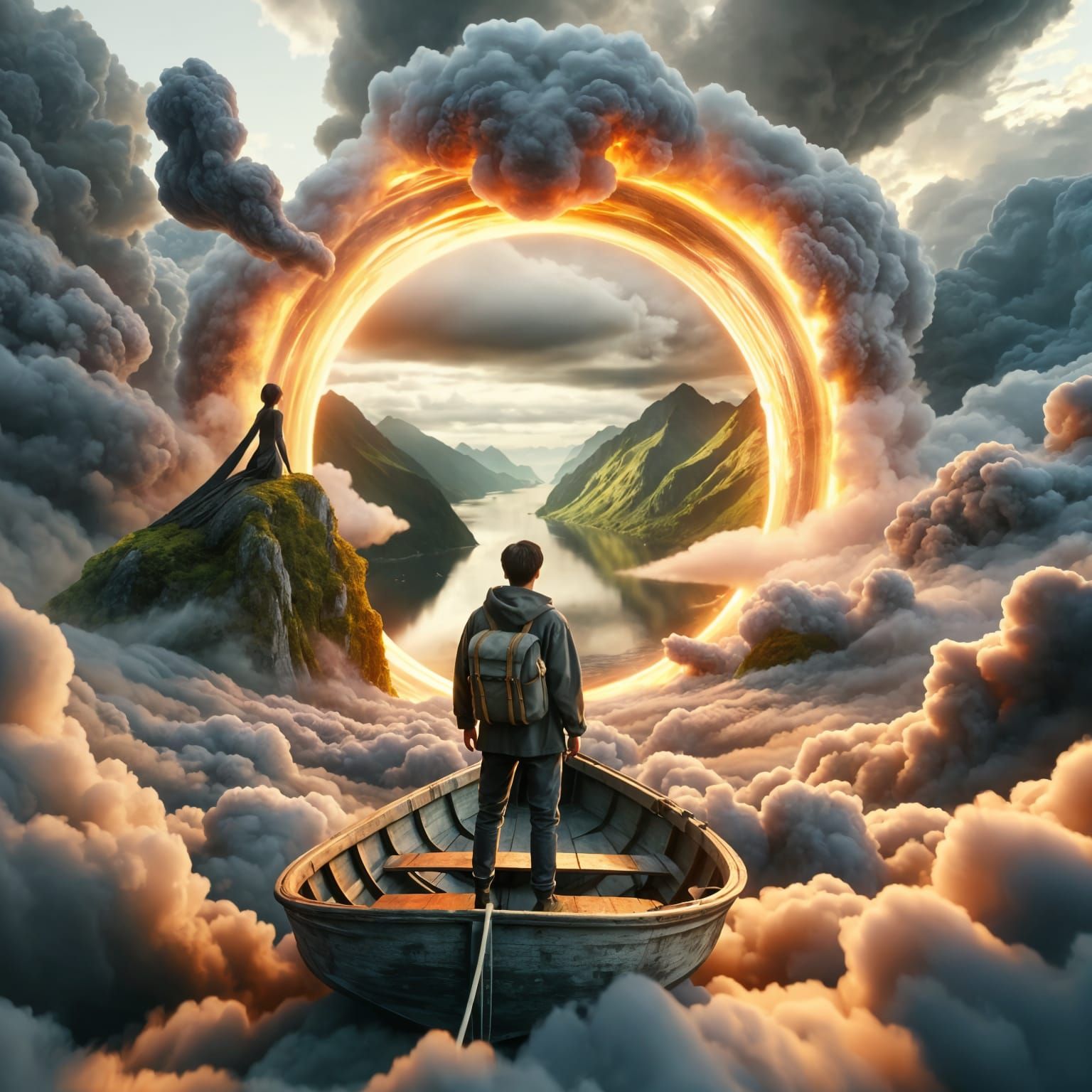 Traveling through the clouds  by @FABIOLA