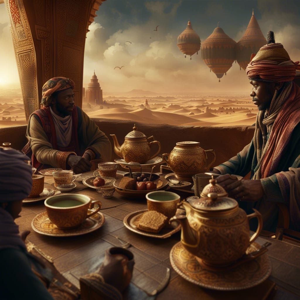 Tea For Two In Timbuktu.  by @Fredster