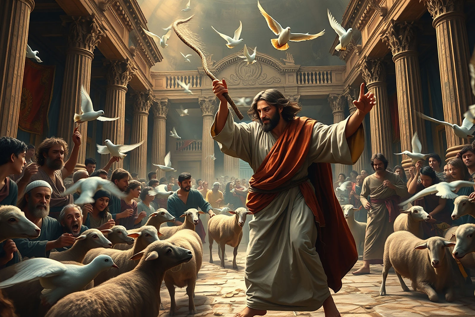 Jesus Clears the Temple Courts
