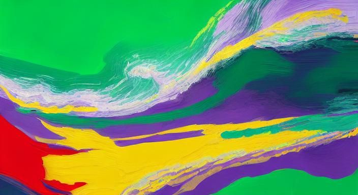 The violent violet wind (Dimlit bright yellow and soft viole...