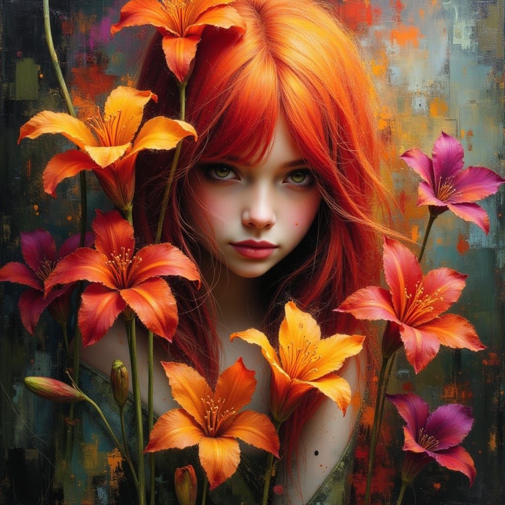 The Garden of Lillies  by @Telina         