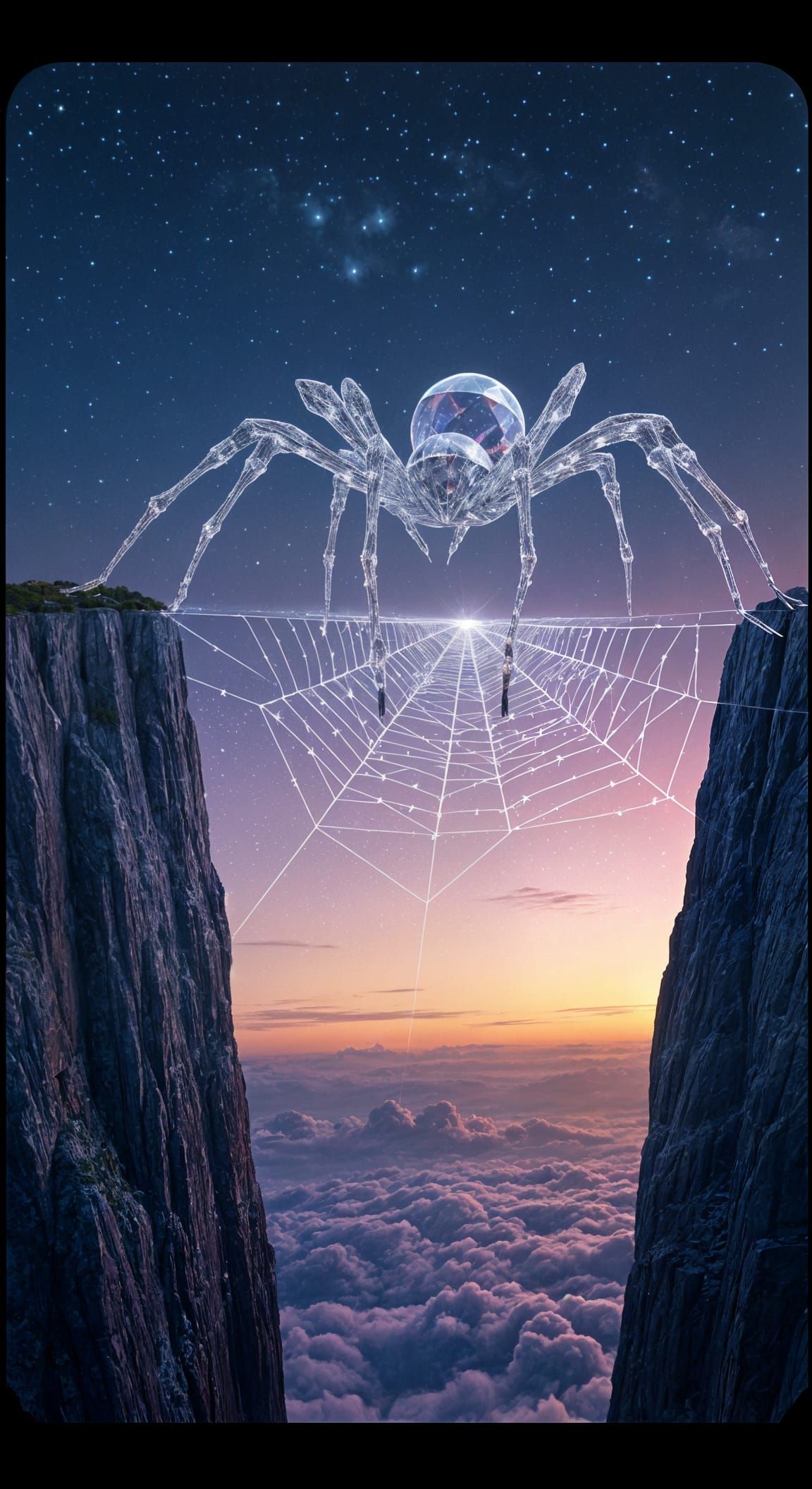 The Giant Crystal Spider  by @undefined