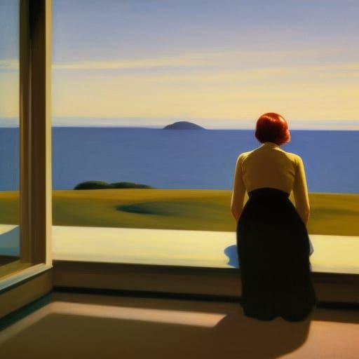 Luxurious sweeping vista, Edward Hopper, DeviantArt