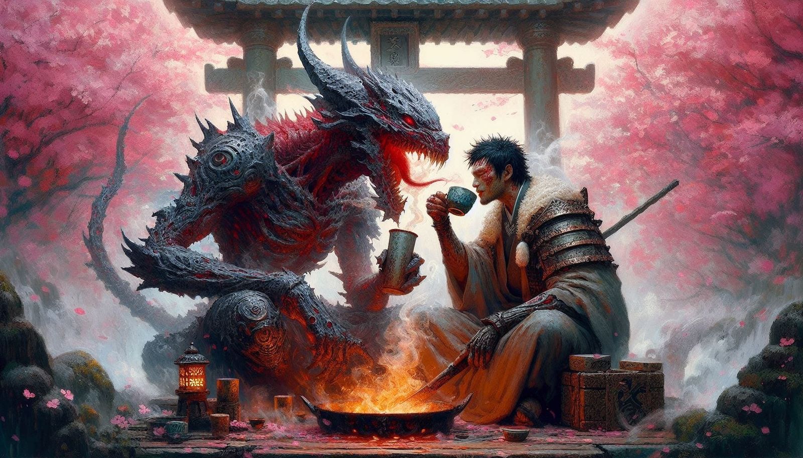 Tea time with the great beast 1