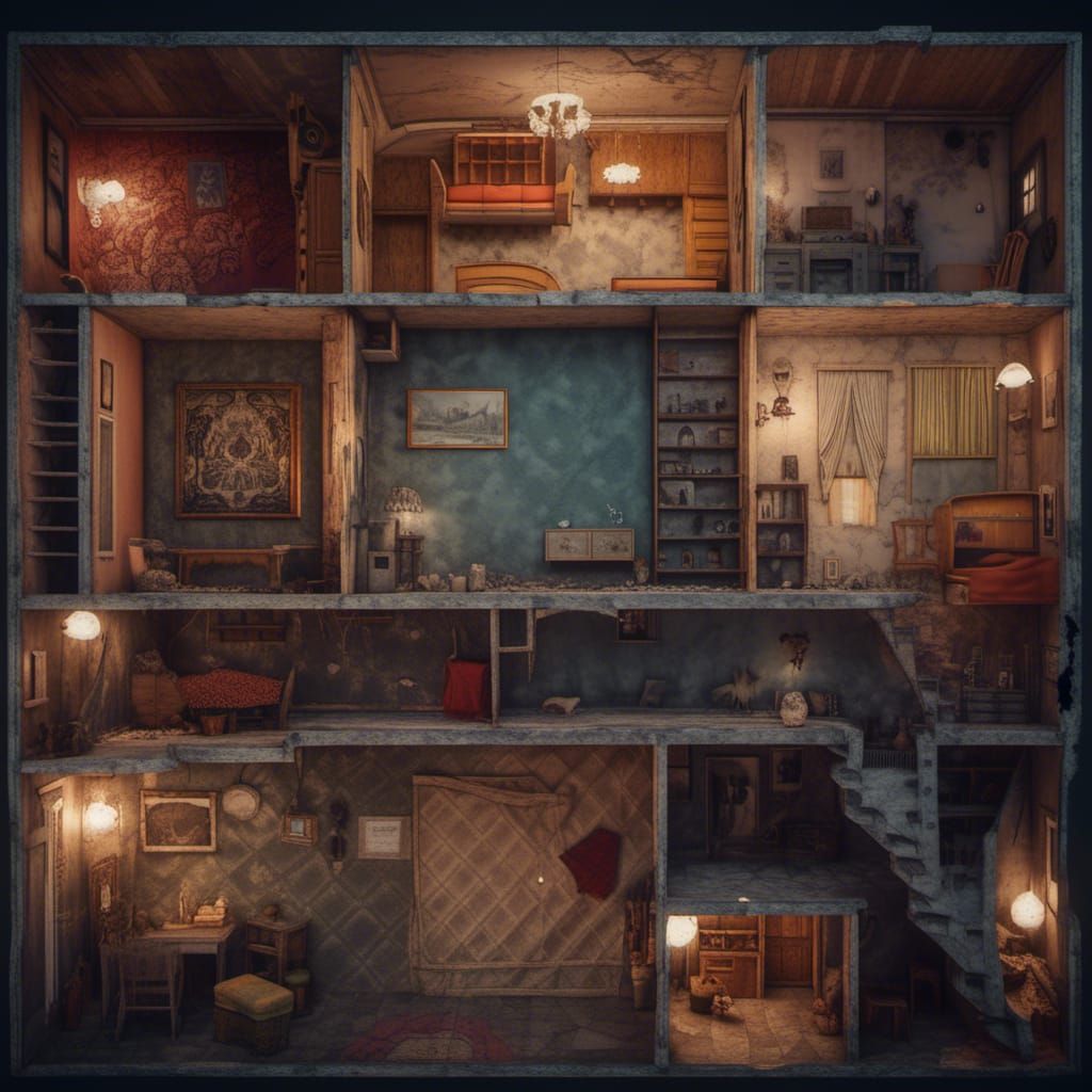 The Puzzle House - AI Generated Artwork - NightCafe Creator