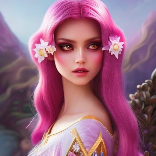 Pink daisy - AI Generated Artwork - NightCafe Creator