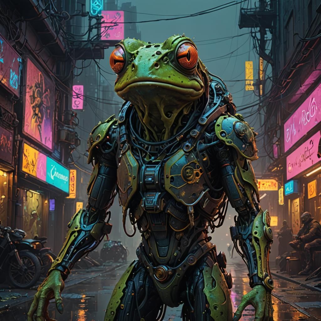 FutureFrog  by @JollyNewt