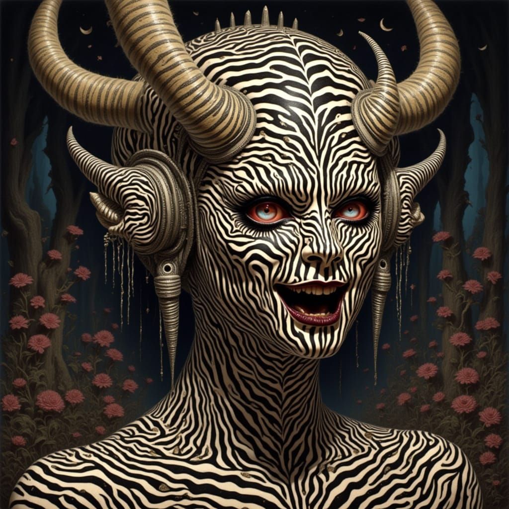 <lora:ZZ ZEBRAPUNK V3:1.0>