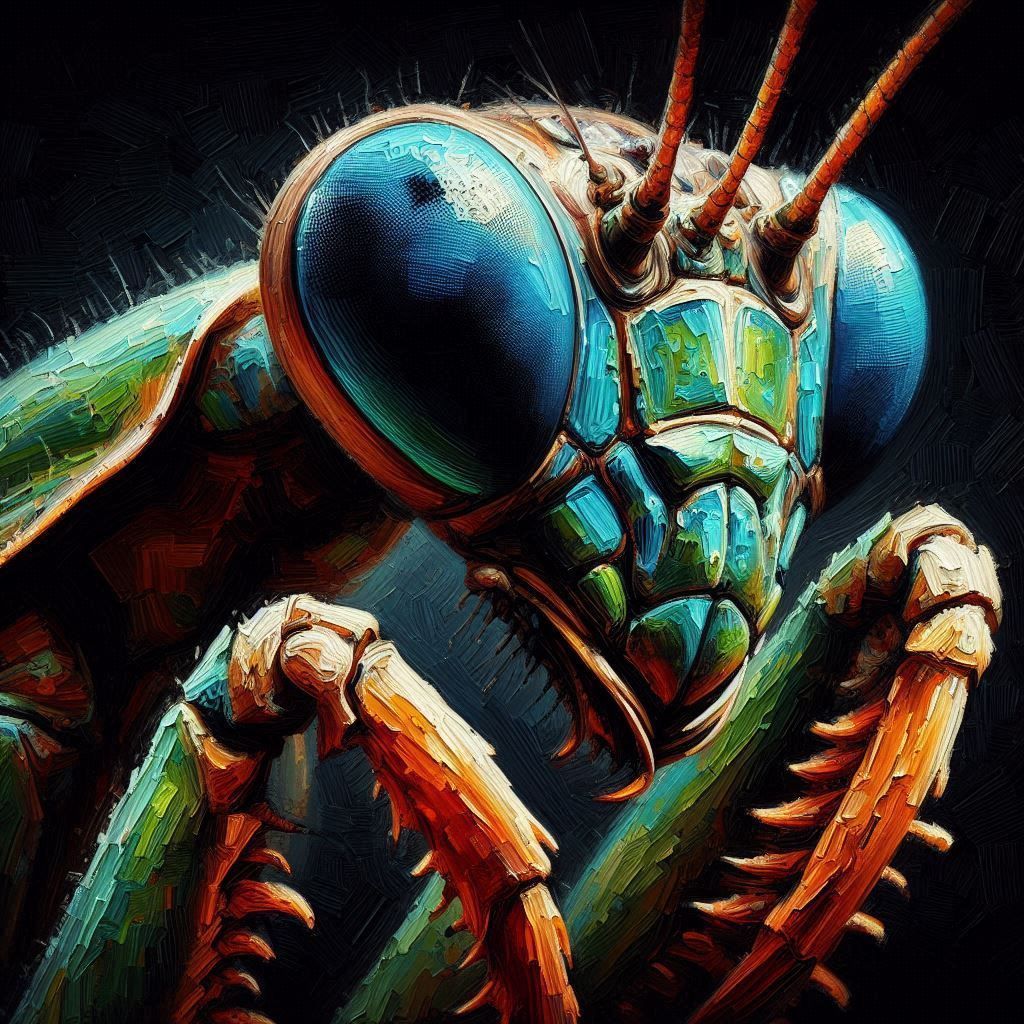 praying mantis  by @gladiator