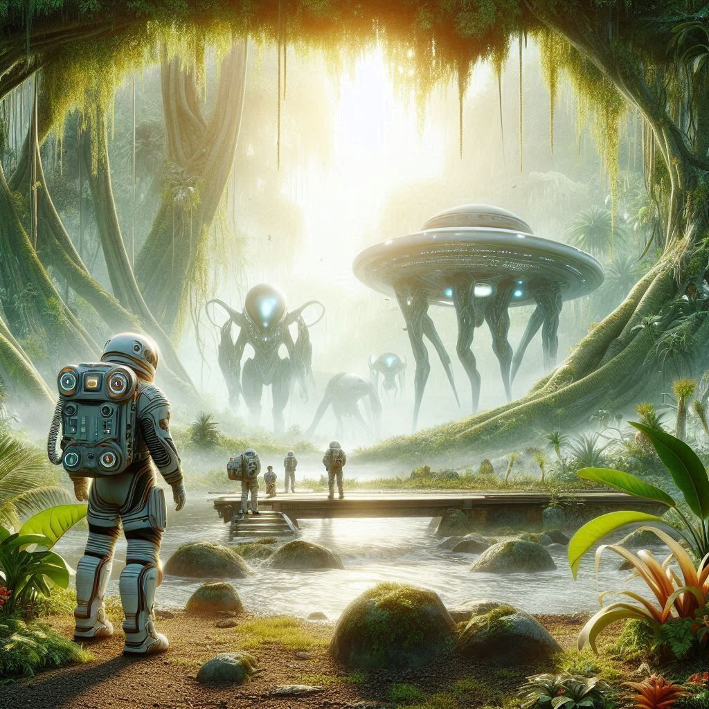 “Luminous Wilderness: Journeying Through an Exotic World #2”