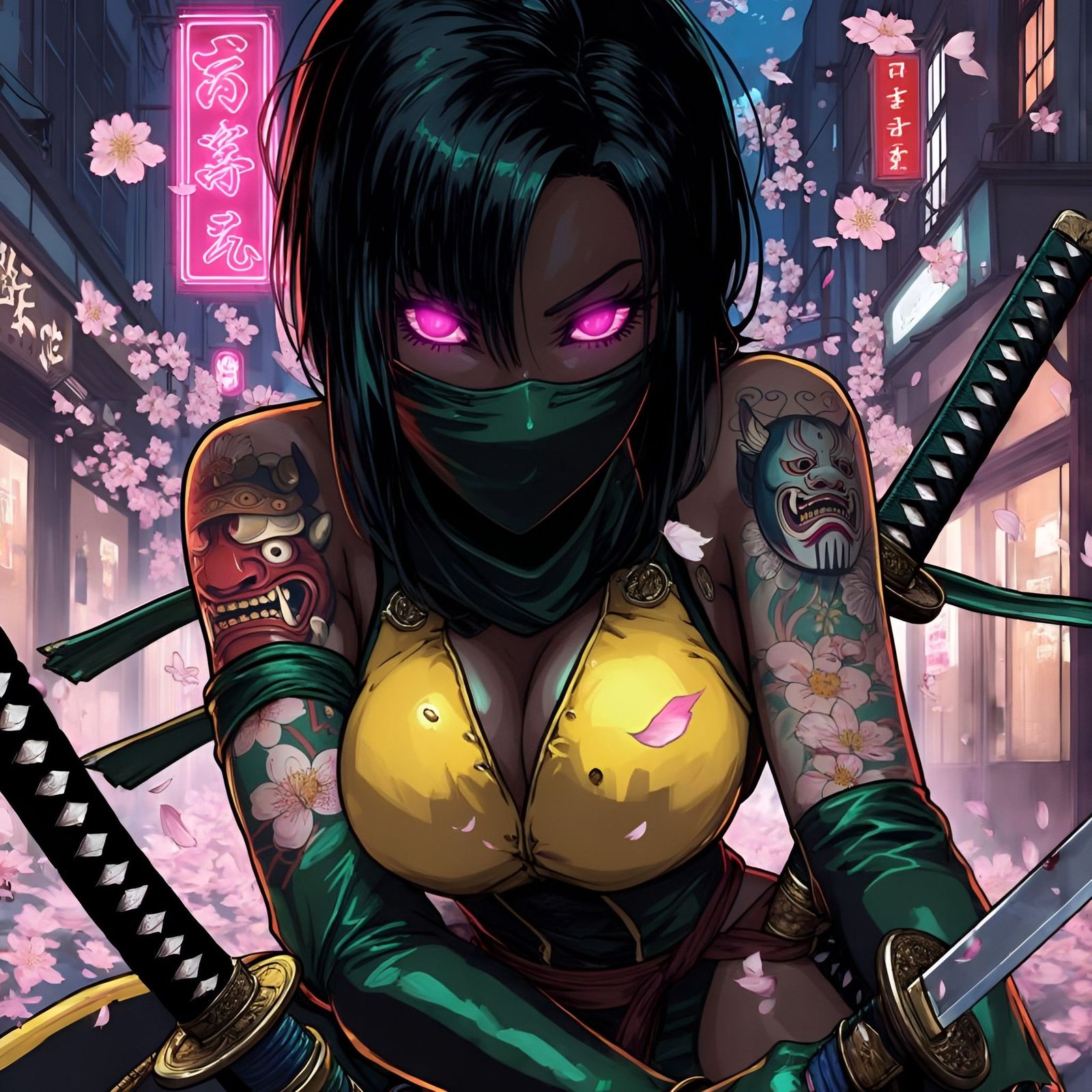 Sunflower Ninja Clan: Aura and Yura