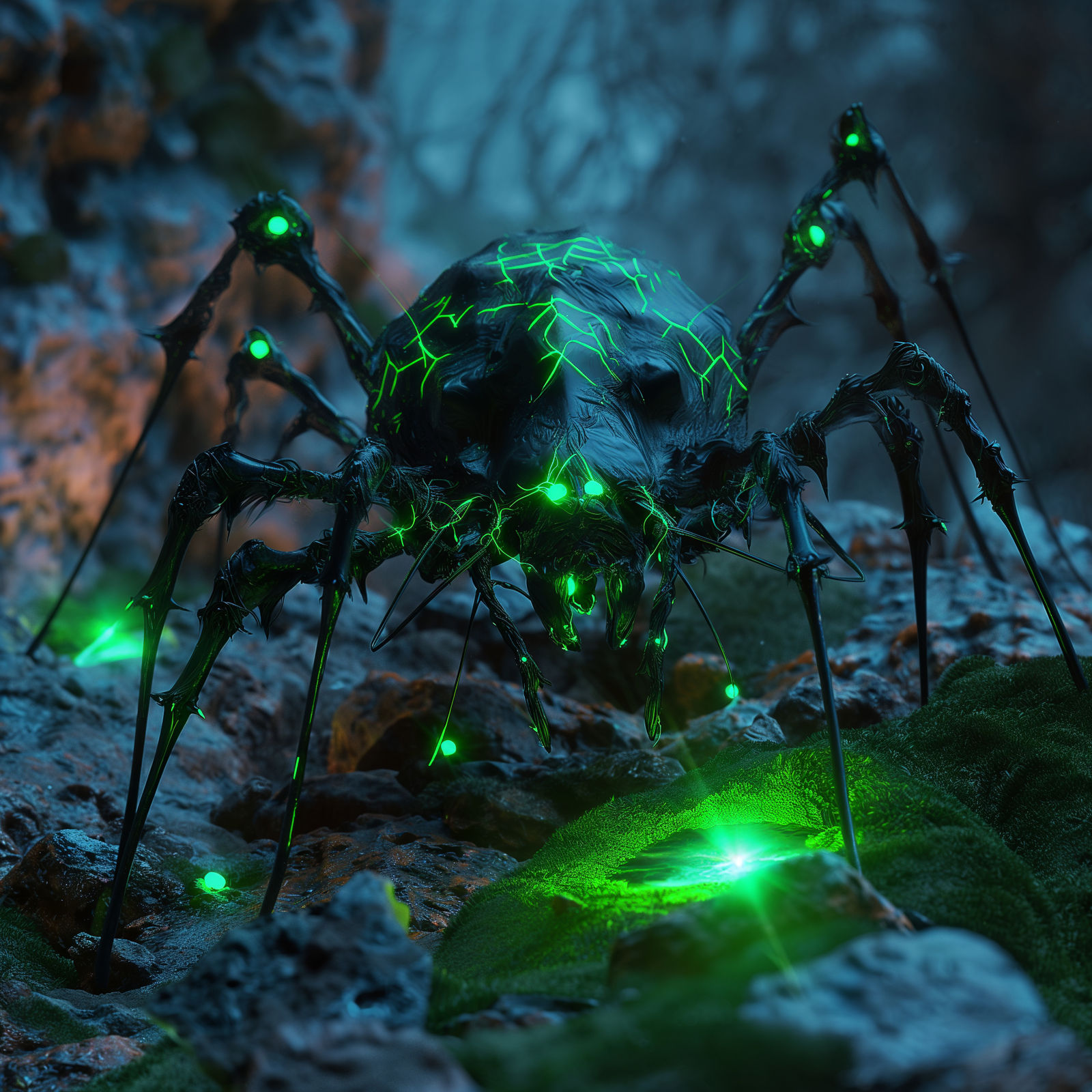 Concept Art; Subterranean Arachnea Abyssalis