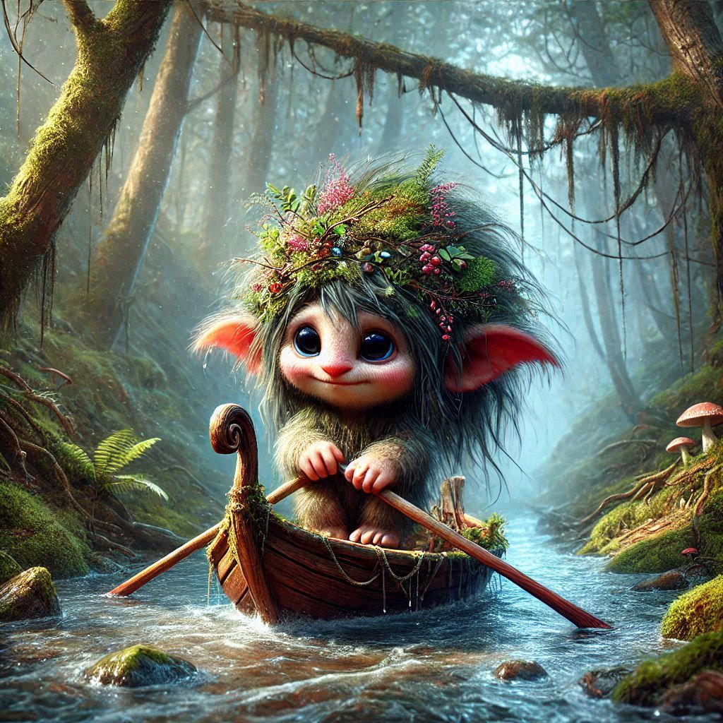 Troll in a boat 2
