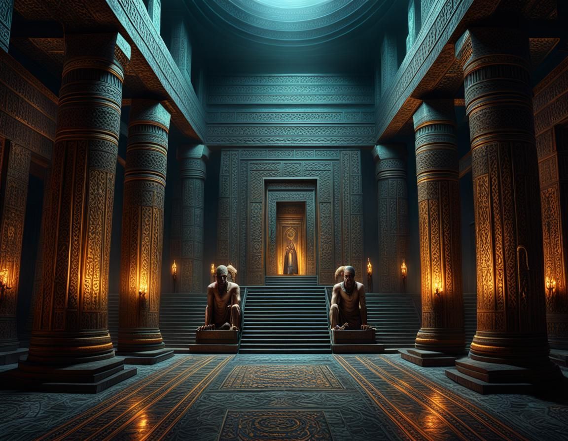 HP Lovecraft dark pharao temple - AI Generated Artwork - NightCafe Creator