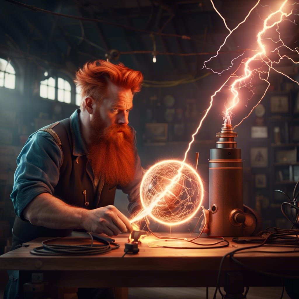 Inventor creates plasma life in his very own dilapidated garage  by @Karmic Acumn