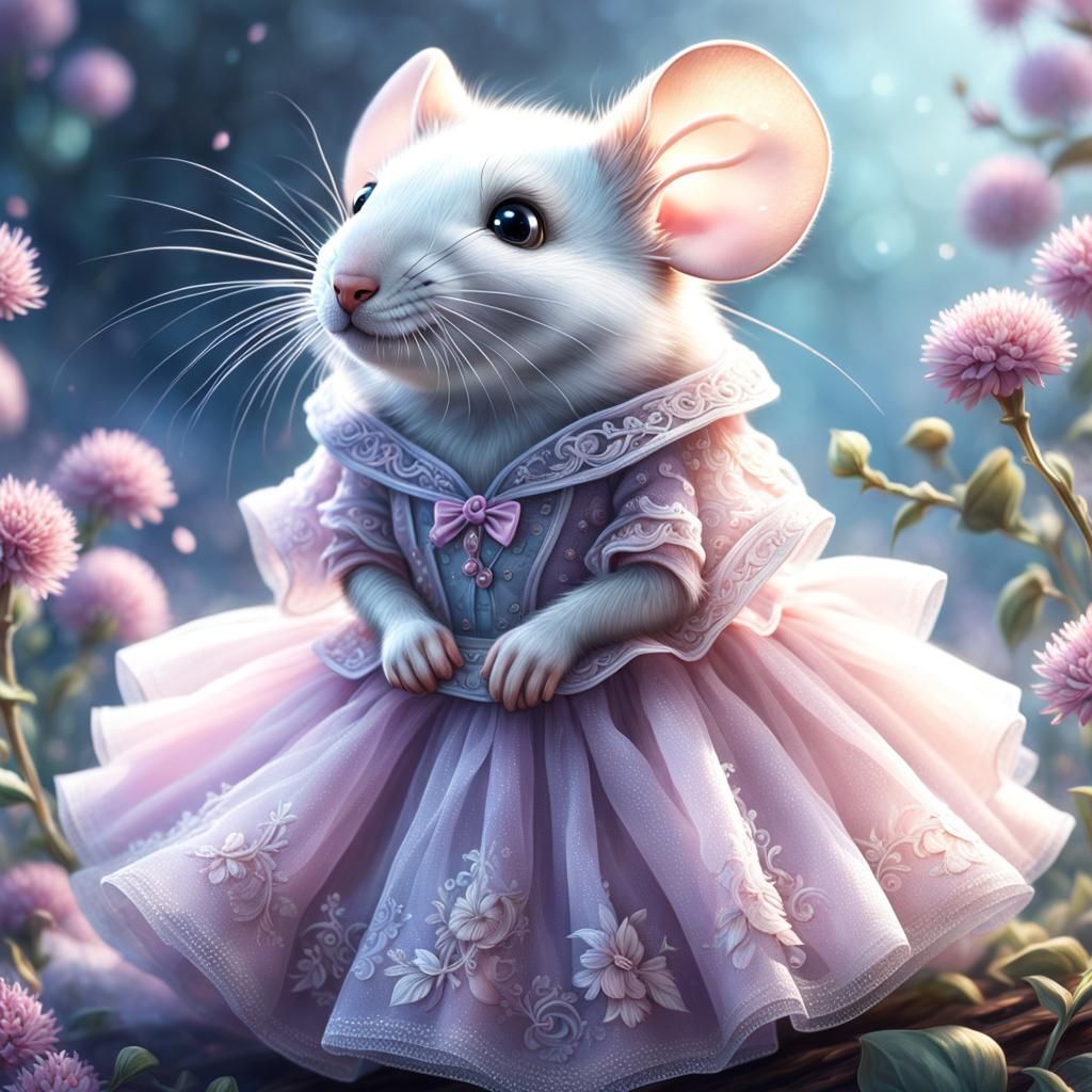 Miss Mousie  by @Catlady1961