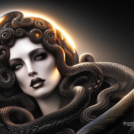 Dreamcore Medusa - AI Generated Artwork - NightCafe Creator