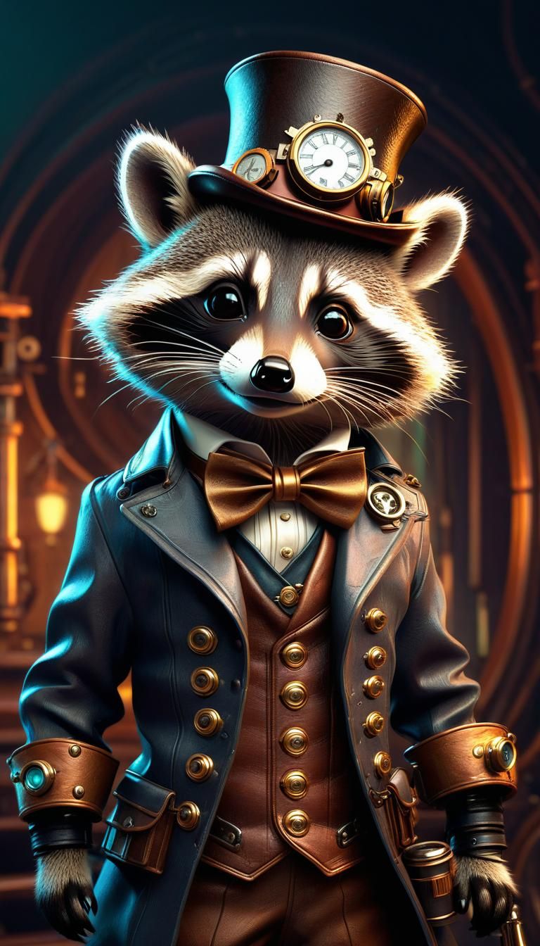 Steampunk Raccoon 🦝