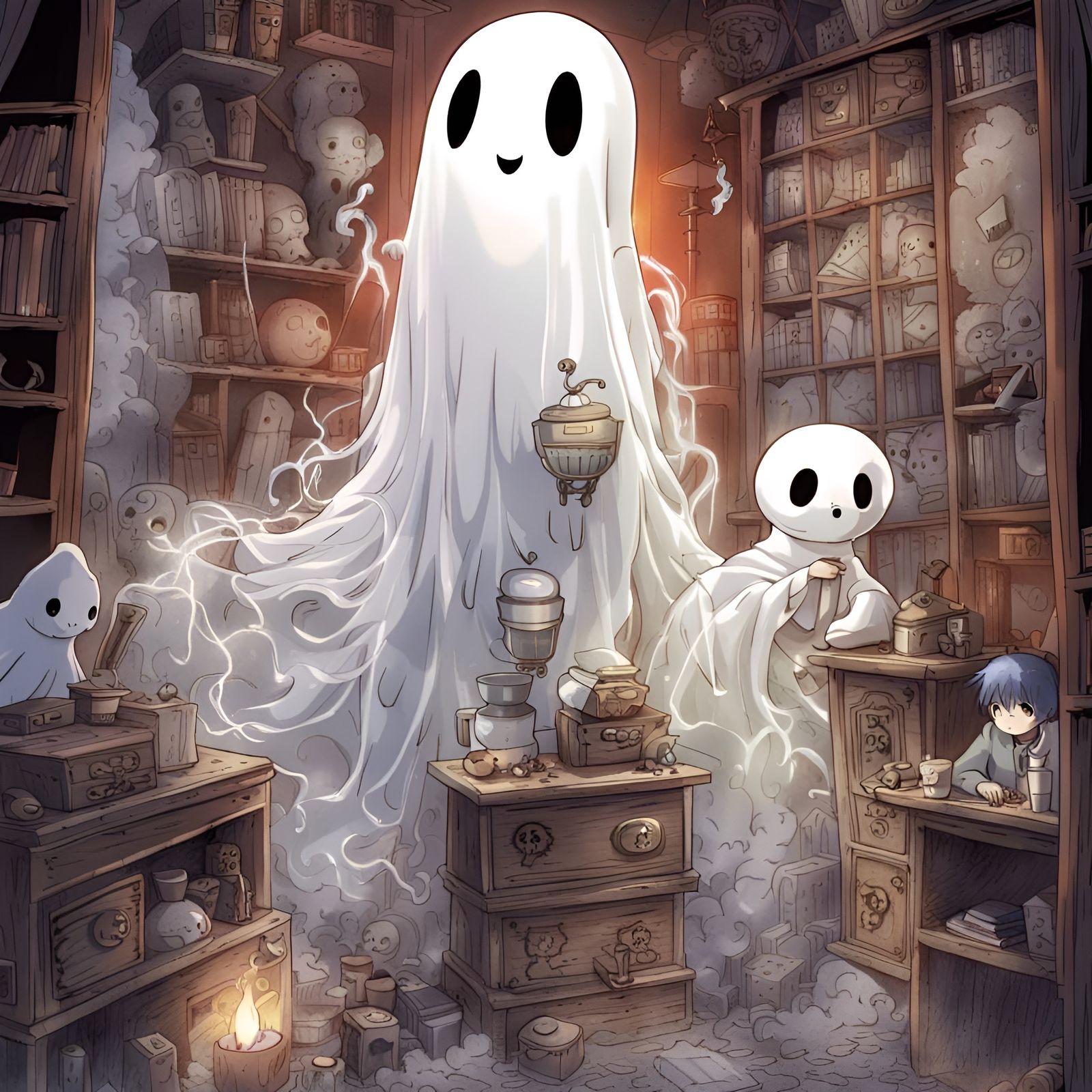A Friendly Ghost  by @MAKleen