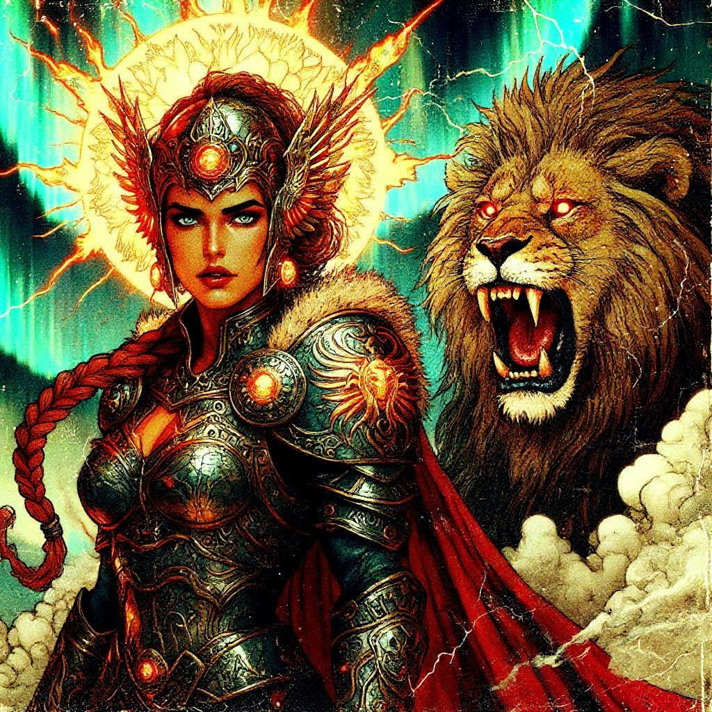 Klimtian Warrior-Queen