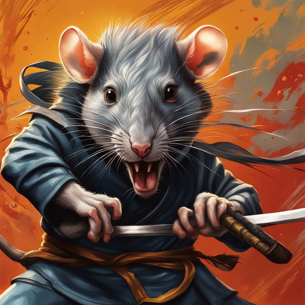 Kung-fu fighter rat