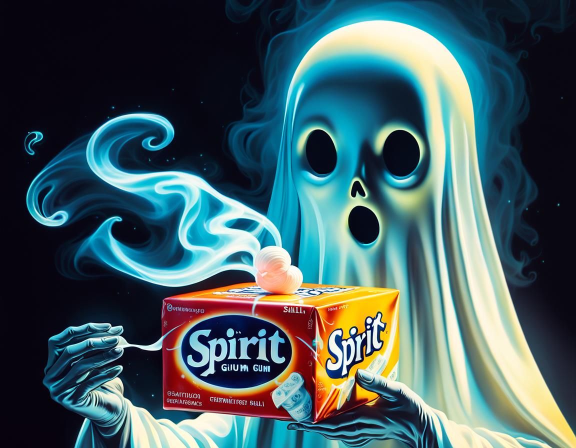 Spirit Gum: Chewing Gum for Ghosts  by @Dave