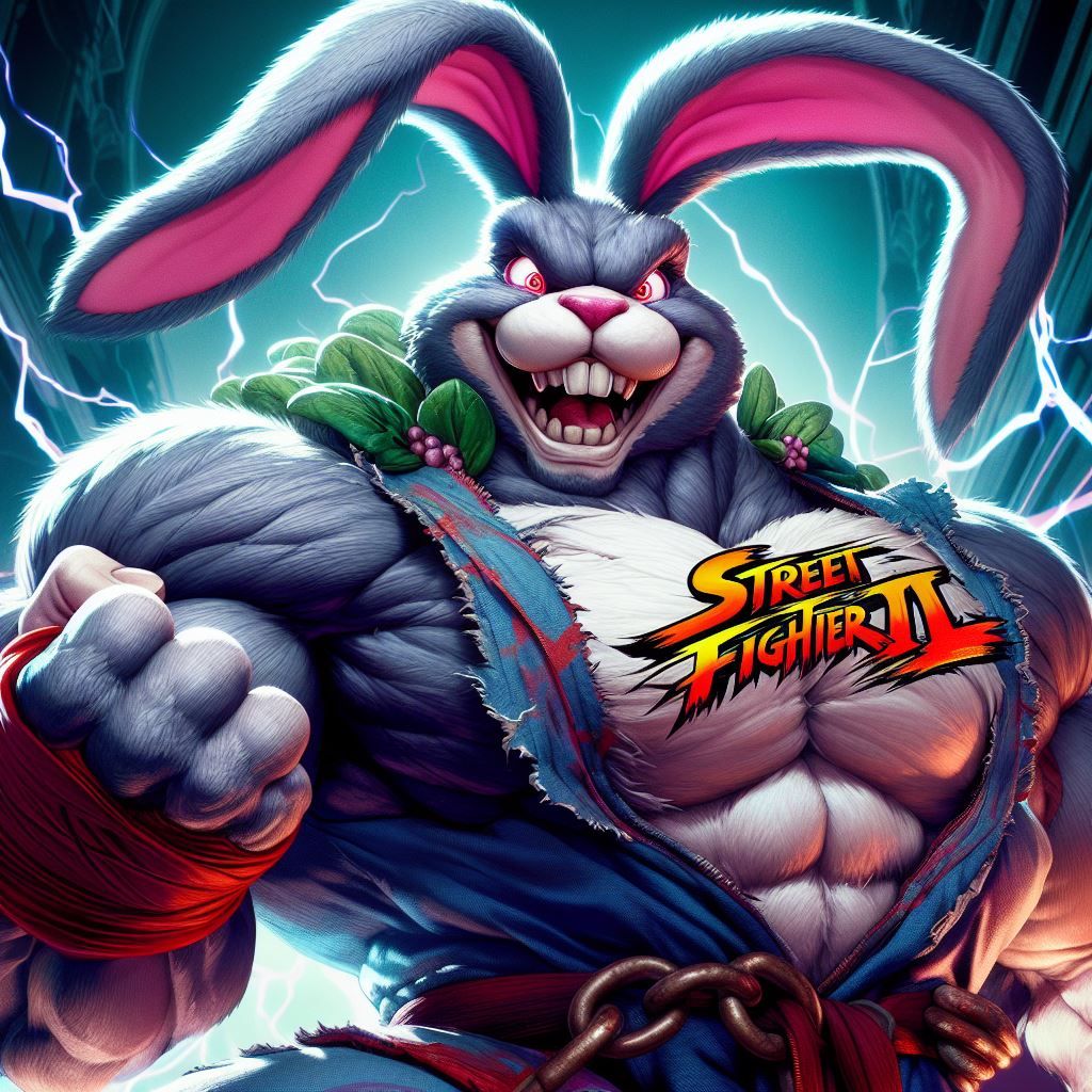 Bugs Bunny in Street Fighter