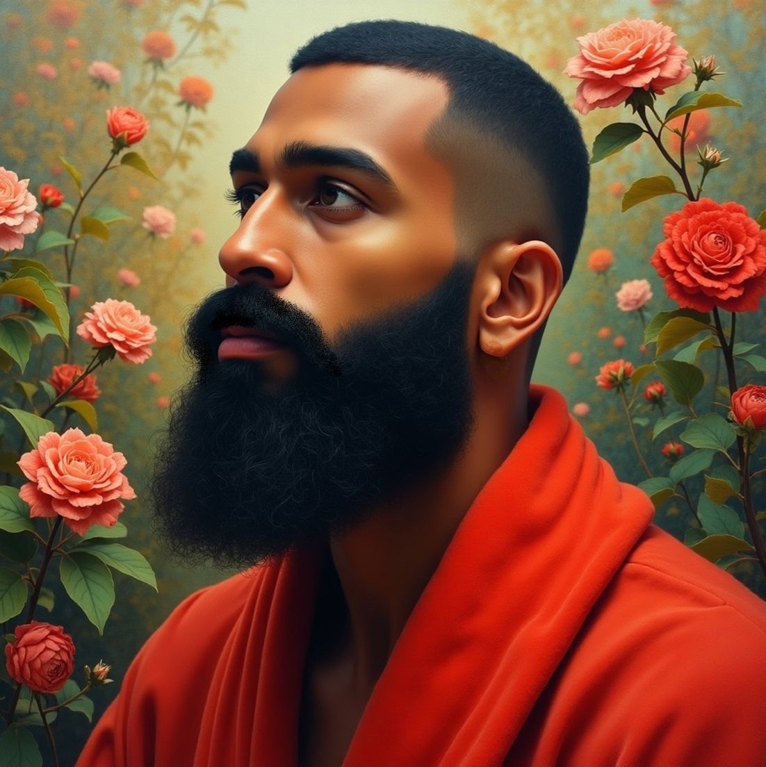 Black Beard and Red Roses