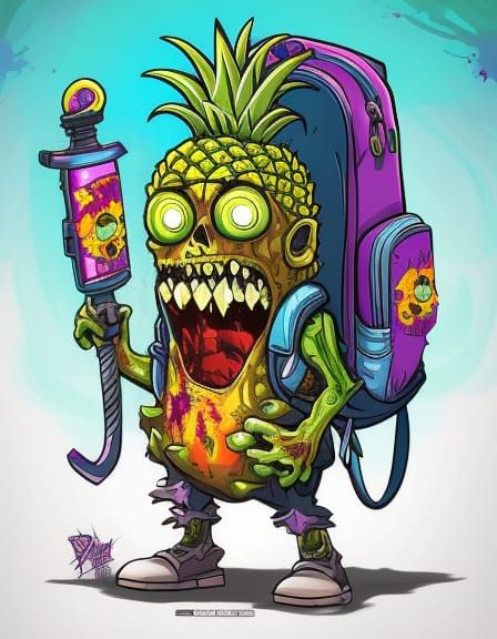 Zombie Pineapple Backpacker