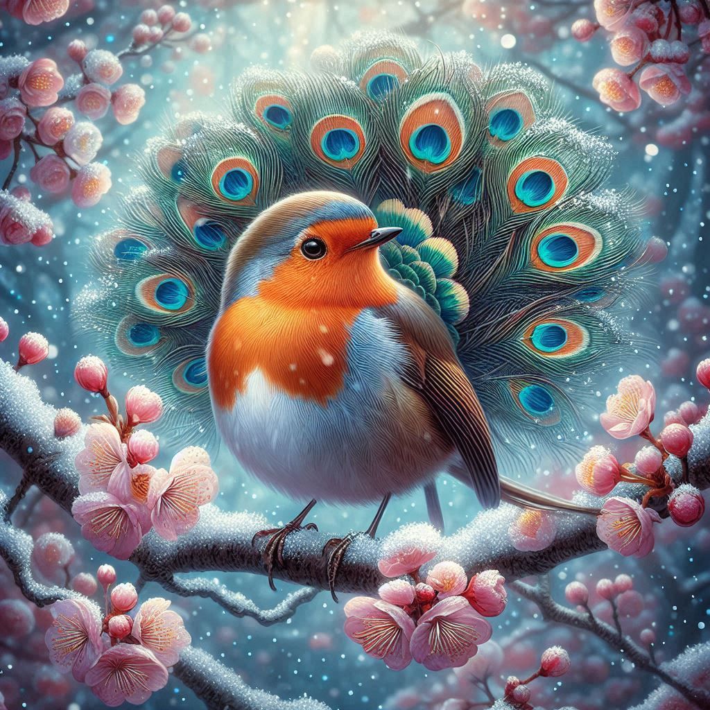 Proud like a peacock