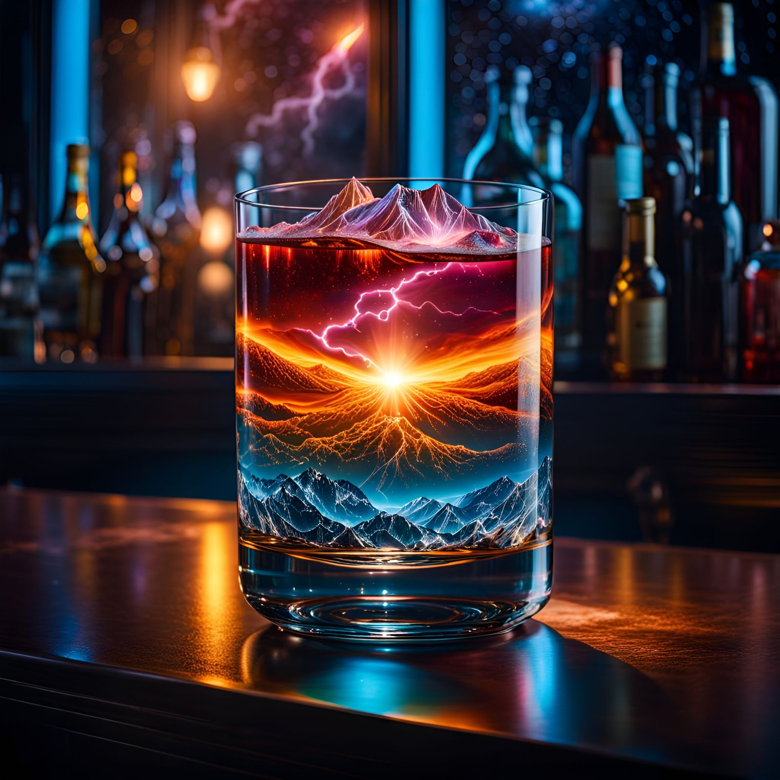 Waiter, there's a storm in my drink  by @Satu