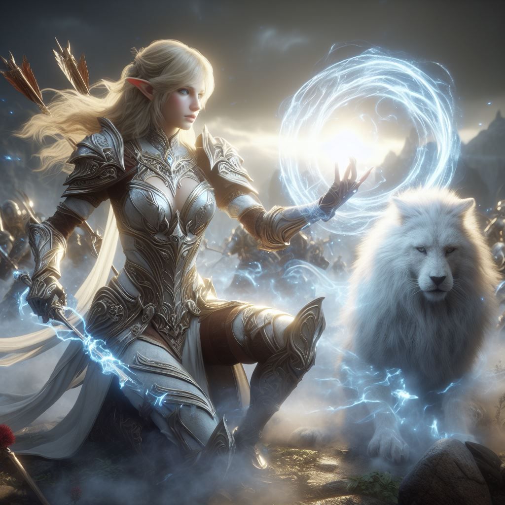 Elven sorcesess summoner