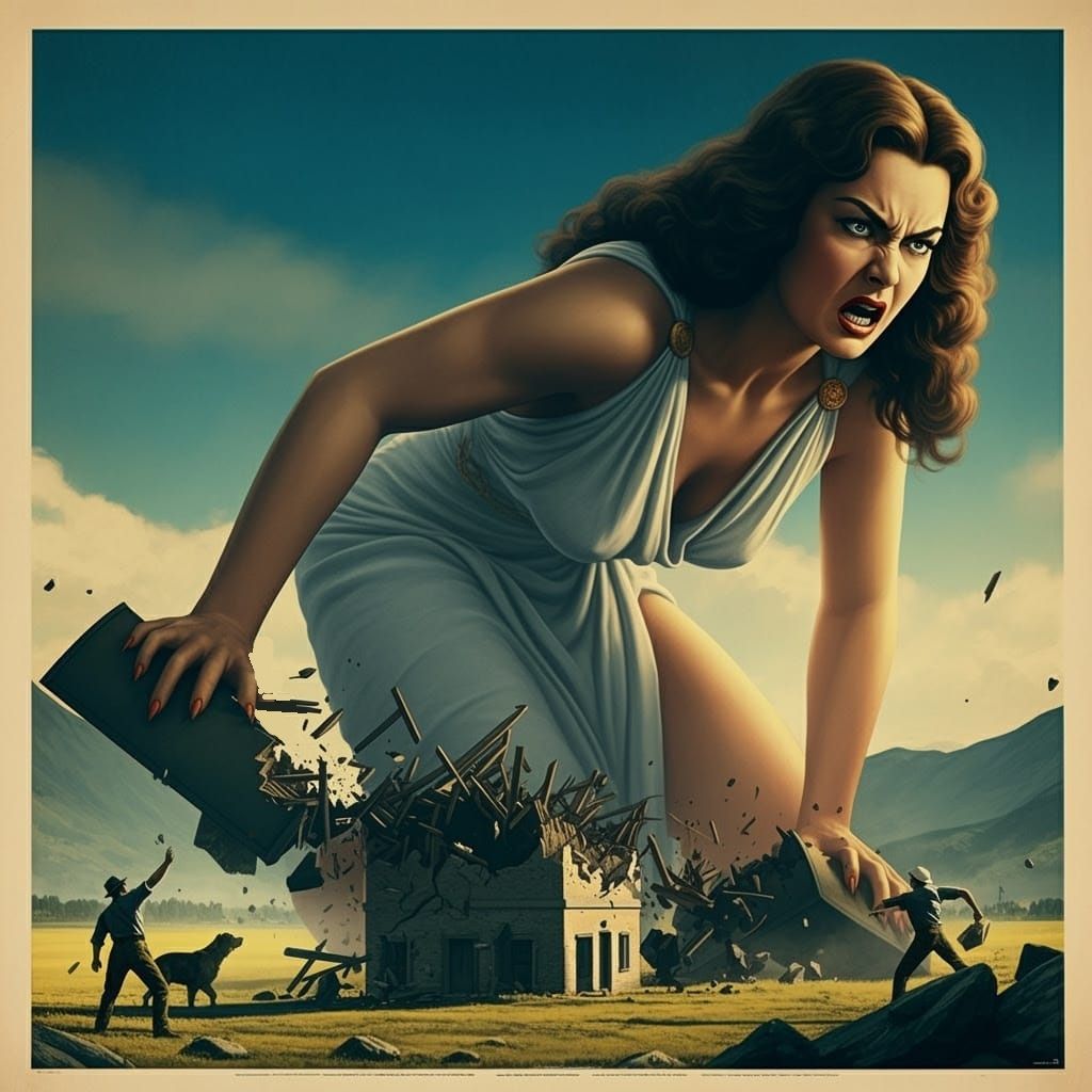 "Attack of the Fifty Foot Woman" Re-Imagen-Ed