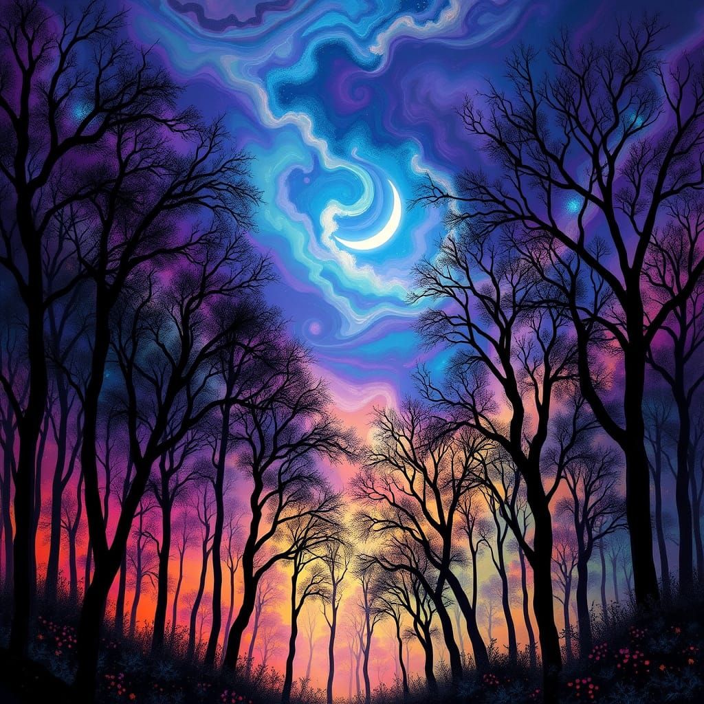 Magical Trees  by @Fat Law