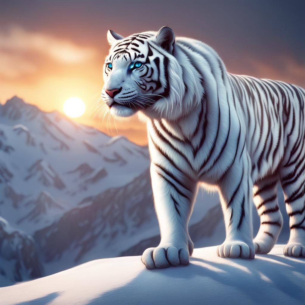 White Tiger - AI Generated Artwork - NightCafe Creator