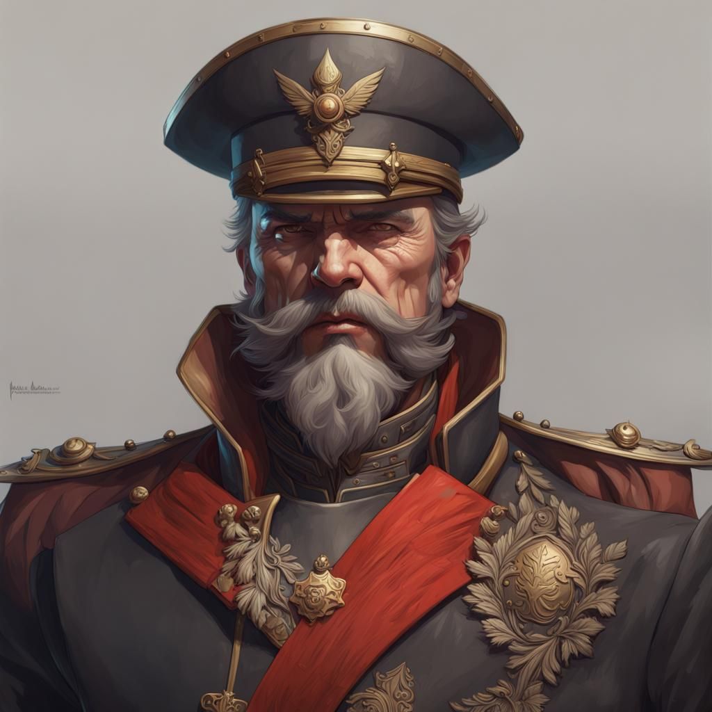 Commissar Ciaphas Cain  by @Monk Verde